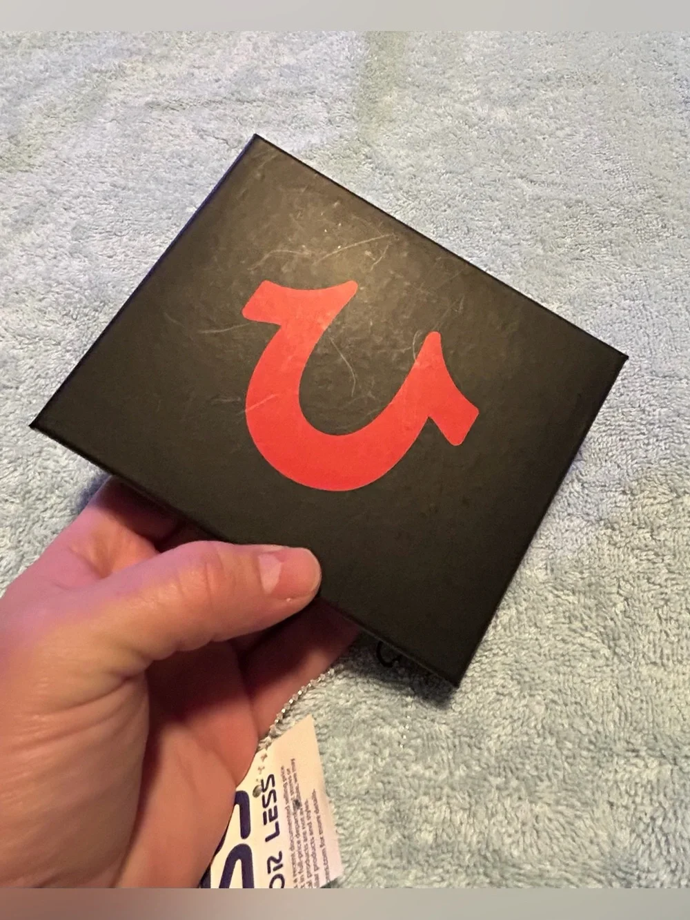 TRUE RELIGION BROWN BIFOLD WALLET/BRAND NWT & GIFT BOX!